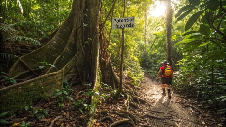 jungle trekking safety first